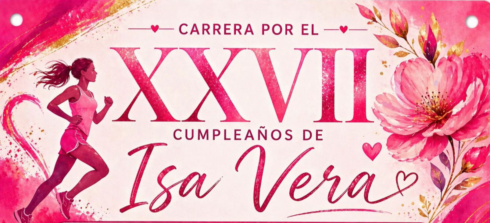 Logo XXVII Cumpleaños de Isa Vera 7km